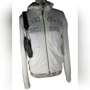Freedom 2 Be Vintage Sherpa Hoodie M